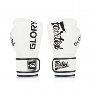 BGVG1 Fairtex X Glory bokso pirštinės, baltos